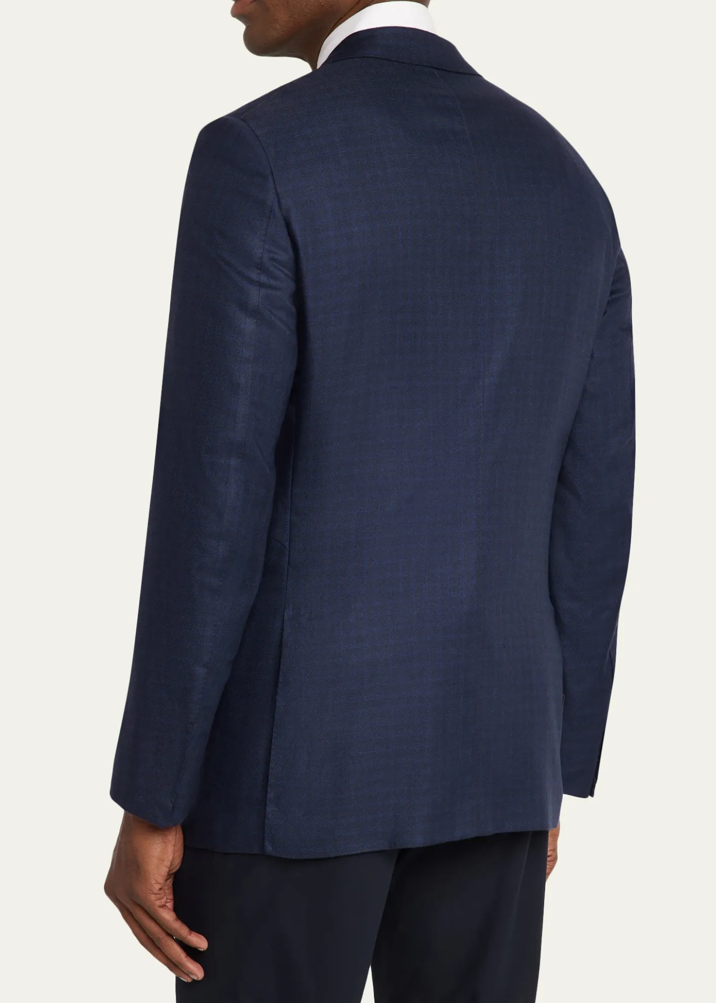 ZEGNAMen's XXX Couture Gingham Cashmere and Silk Sport Coat