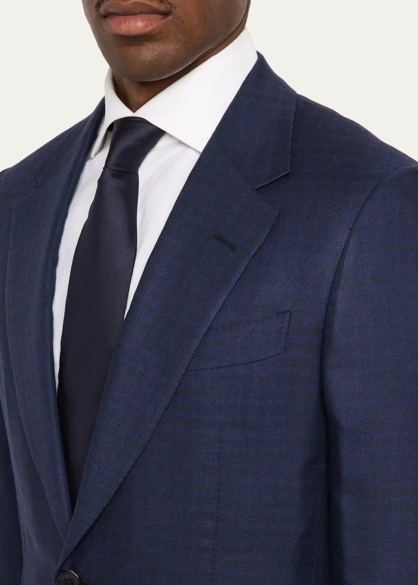 ZEGNAMen's XXX Couture Gingham Cashmere and Silk Sport Coat