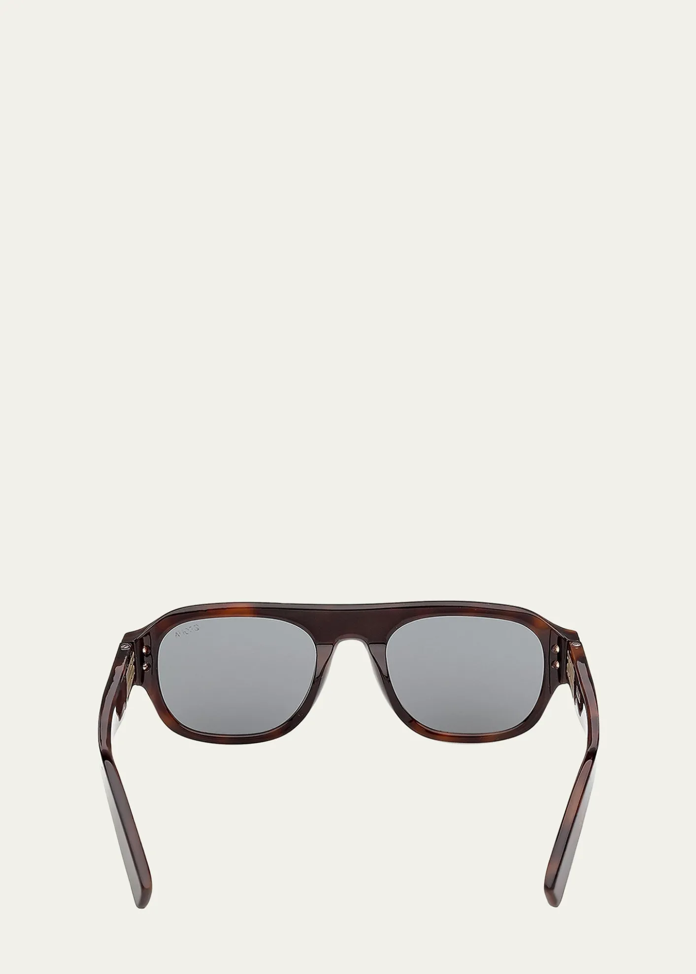 ZEGNA52mm Acetate Round Sunglasses