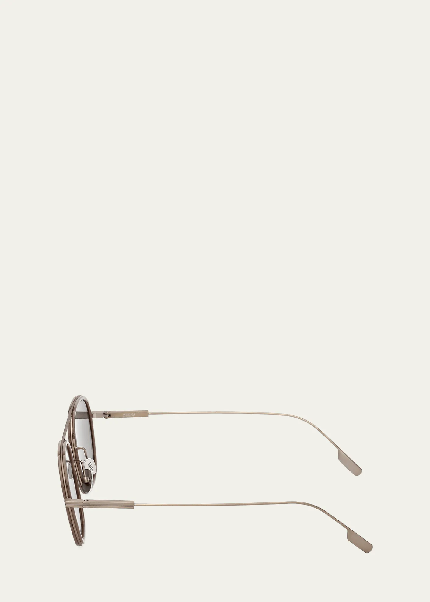 ZEGNAOrizzonte I Titanium Aviator Sunglasses