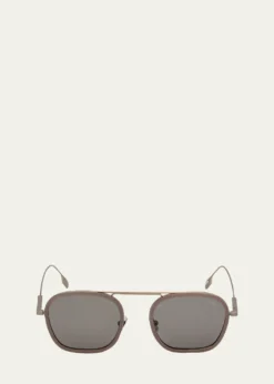ZEGNAOrizzonte I Titanium Aviator Sunglasses