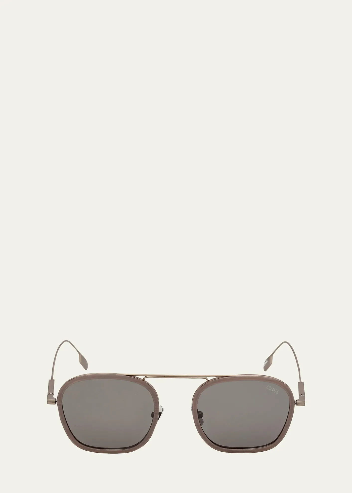 ZEGNAOrizzonte I Titanium Aviator Sunglasses