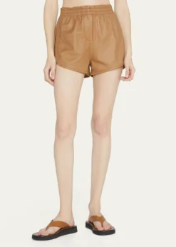 ZEYNEP ARCAYLeather Jogger Shorts