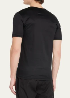 ZimmerliMen's Sea Island V-Neck Cotton T-Shirt