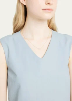 Zoe Lev JewelryDiamond Asymmetrical Initial Necklace, B